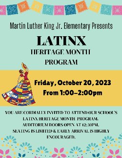 Hispanic Heritage Month Program